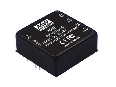 Meanwell - DC/DC-converter dka30c-12 +/- 12 V/DC 1250 mA