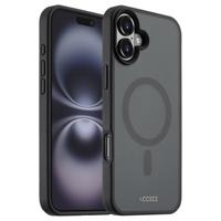 Accezz Rugged Frosted met MagSafe voor Apple iPhone 16 Plus Telefoonhoesje Zwart - thumbnail
