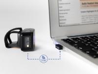 Delock 90508 Ring barcodescanner 1D en 2D met 2,4 GHz of Bluetooth - thumbnail