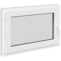 Kelderraam "RISOR" 90x60 cm draaikiep-1/2 DIN links antraciet - thumbnail