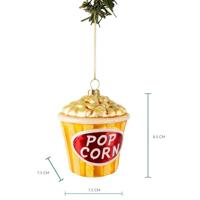 Nordic Light Kerstbal Popcorn 9 cm - thumbnail