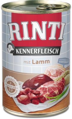RINTI Kennerfleisch Lamb - natvoer voor honden - 400g
