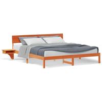 Bedframe Wasbruin 180 x 200 cm Massief grenenhout - thumbnail
