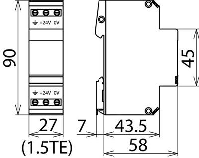 DEHN 918422 BVT AVD 24 Combi-afleider 2 kA 1 stuk(s)