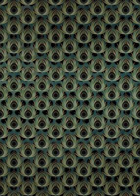 Komar Heritage Fotobehang Paon Vert - HX4-034