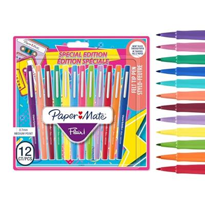 Paper Mate viltstift Flair Retro, blister van 12 stuks