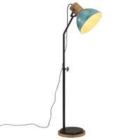 VidaXL Vloerlamp 25 w e27 30x30x100-150 cm verweerd blauw - thumbnail