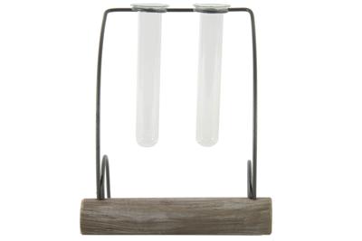 Vaas m/2 oog Adilson grijs - l18b10h20cm