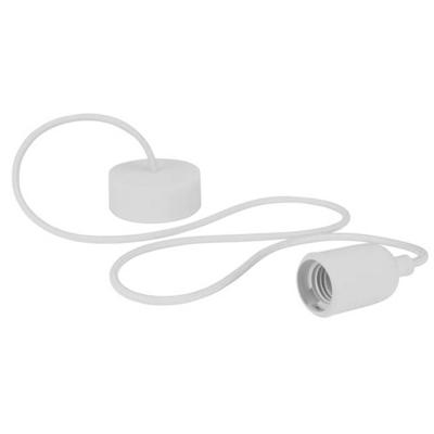 Design lamphouder met textielkabel wit Velleman - Velleman