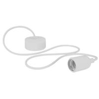 Design lamphouder met textielkabel wit Velleman - Velleman - thumbnail