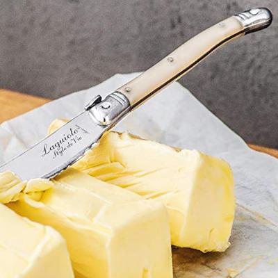 Laguiole Style de Vie Botermessen Parelmoer - 4 stuks