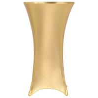 VidaXL 2 st tafelhoezen stretch 60 cm goud - thumbnail