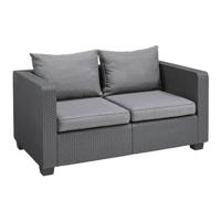Salta 2-zits lounge tuinbank antraciet - thumbnail