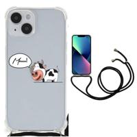 iPhone 14 Stevig | Bumper Hoesje | Cow - thumbnail