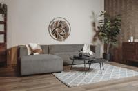 Sohome 2,5-zits Loungebank 'Moiré' Links, kleur Grijs - thumbnail