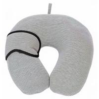 Pro World Nekkussen Streepjes 28 Cm Polyester Lichtgrijs - thumbnail