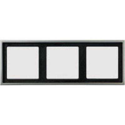 Jung LS990 Aluminium afdekraam 3-voudig AL2983