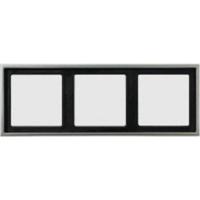 Jung LS990 Aluminium afdekraam 3-voudig AL2983 - thumbnail