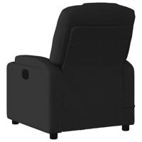 Massagestoel elektrisch verstelbaar stof zwart - thumbnail
