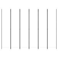 Kamerscherm met 6 panelen 300x220 cm stof wit - thumbnail