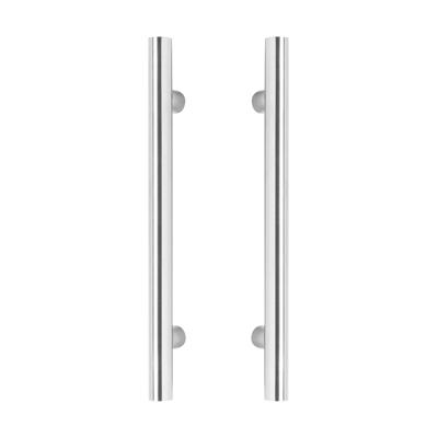Intersteel Deurgrepen per paar T-vorm 1000x80x30 HoH 800mm - RVS