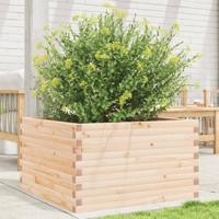 VidaXL Plantenbak 80x80x45,5 cm massief grenenhout - thumbnail