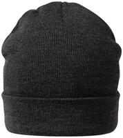 NITRAS SAFETY Knitted hat anthracite m. rollrand - thumbnail