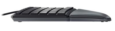 CHERRY KC 4500 ERGO toetsenbord Universeel USB QWERTY Brits Engels Zwart
