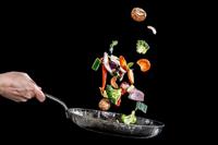 Forged Koekenpan Carbonstaal - Geschikt voor BBQ - ø 28 cm - thumbnail