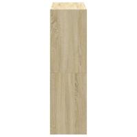 Boekenkast 102x32x108 cm bewerkt hout sonoma eikenkleurig - thumbnail