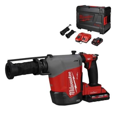 Milwaukee M18 FUEL™ FHAFOH16-302X ONE-KEY™ Accu boorhamer SDS-Plus 2,3J met geïntegreerde stofafzuiging 18V 3.0Ah in HD-Box - 4933493533