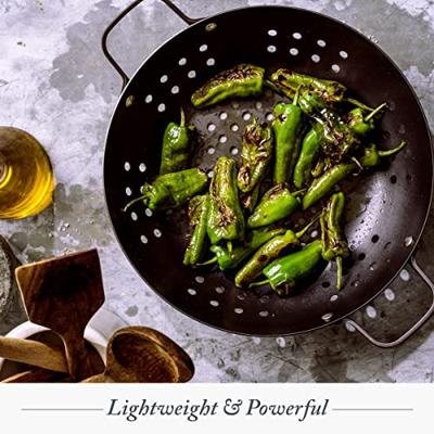 Merten & Storck Carbon Steel BBQ Wokpan 30cm Merten & Storck Carbon Steel BBQ Wokpan 30cm