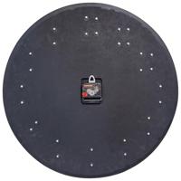 NeXtime NE-3284ZW Grote Wandklok - 50cm- Stille Klok - Walnoot - Zwart - "Precious" - thumbnail