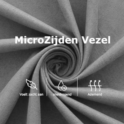 Sta-op-stoel verstelbaar microvezelstof donkergrijs