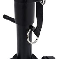 Keyboardstandaard en -kruk dubbel versterkt zwart - thumbnail