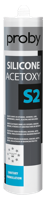 Proby Silicone Acetoxy S2 | 280 ml | Grijs (12 stuks) - 12002439 - thumbnail