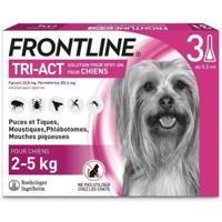 Frontline Tri-Act Spot-on anti-parasiet hond S / 5 -10 kg 3 pipetten - thumbnail