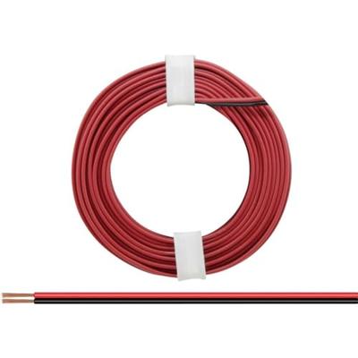 Donau Elektronik 225-01 Draad 2 x 0.25 mm² Rood/zwart 5 m
