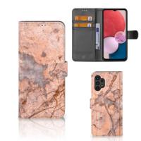Samsung Galaxy A13 (4G) | Bookcase | Marmer Oranje - thumbnail