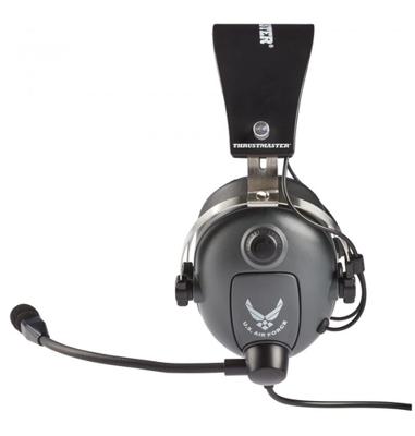 Thrustmaster Headset Over Ear headset Kabel Stereo Grijs, Metallic Volumeregeling, Microfoon uitschakelbaar (mute) Gamen - thumbnail