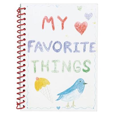 Colorations - notitieboek blanco met witte kaft, set van 24