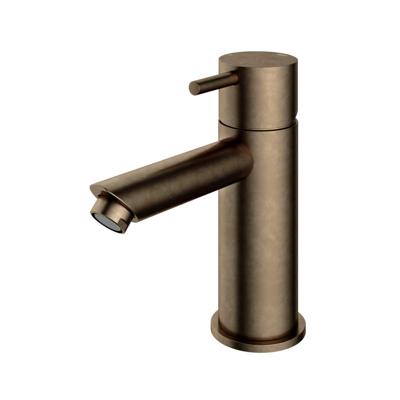 Wastafelmengkraan Hotbath Cobber 1-hendel Recht 14.3 cm Verouderd Messing Living Colours