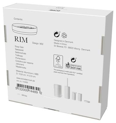 Zone Denmark Rim Zeepschaaltje - Wit