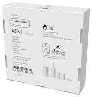 Zone Denmark Rim Zeepschaaltje - Wit - thumbnail