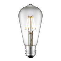 Edison Vintage LED lamp E27 LED filament lichtbron, Deco Drop ST64, 6.4/6.4/14cm, Helder, Retro LED lamp Dimbaar, 4W 440lm 3000K, warm wit licht, geschikt voor E27 fitting - thumbnail