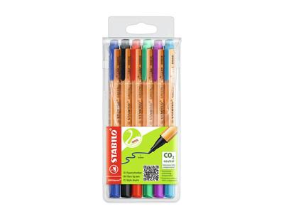 Stabilo Fineliners - greenpoint - set van 6