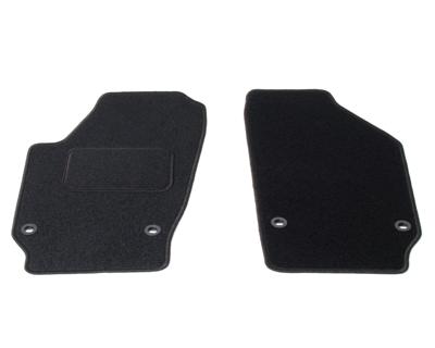 Automatten voorzijde - zwart stof - VW Polo 9N 2002-2009