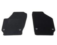 Automatten voorzijde - zwart stof - VW Polo 9N 2002-2009 - thumbnail