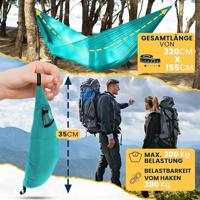 Ticket to the Moon Compact hangmat Turquoise - thumbnail