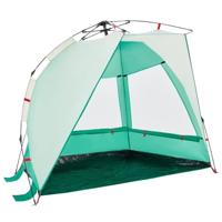 VidaXL Strandtent 2-persoons waterdicht snelontgrendeling zeegroen - thumbnail